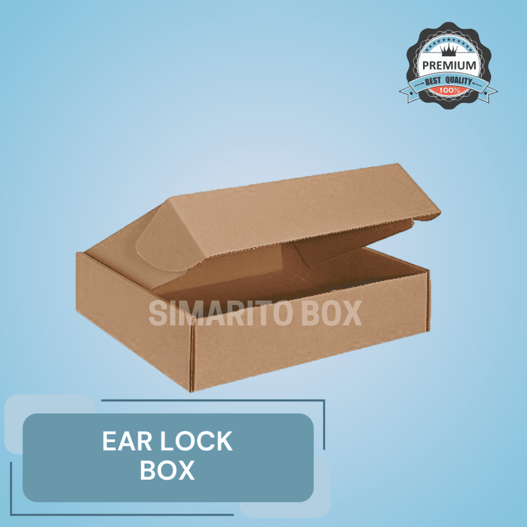 Custom Full-Color Corrugated Box: Ear Lock